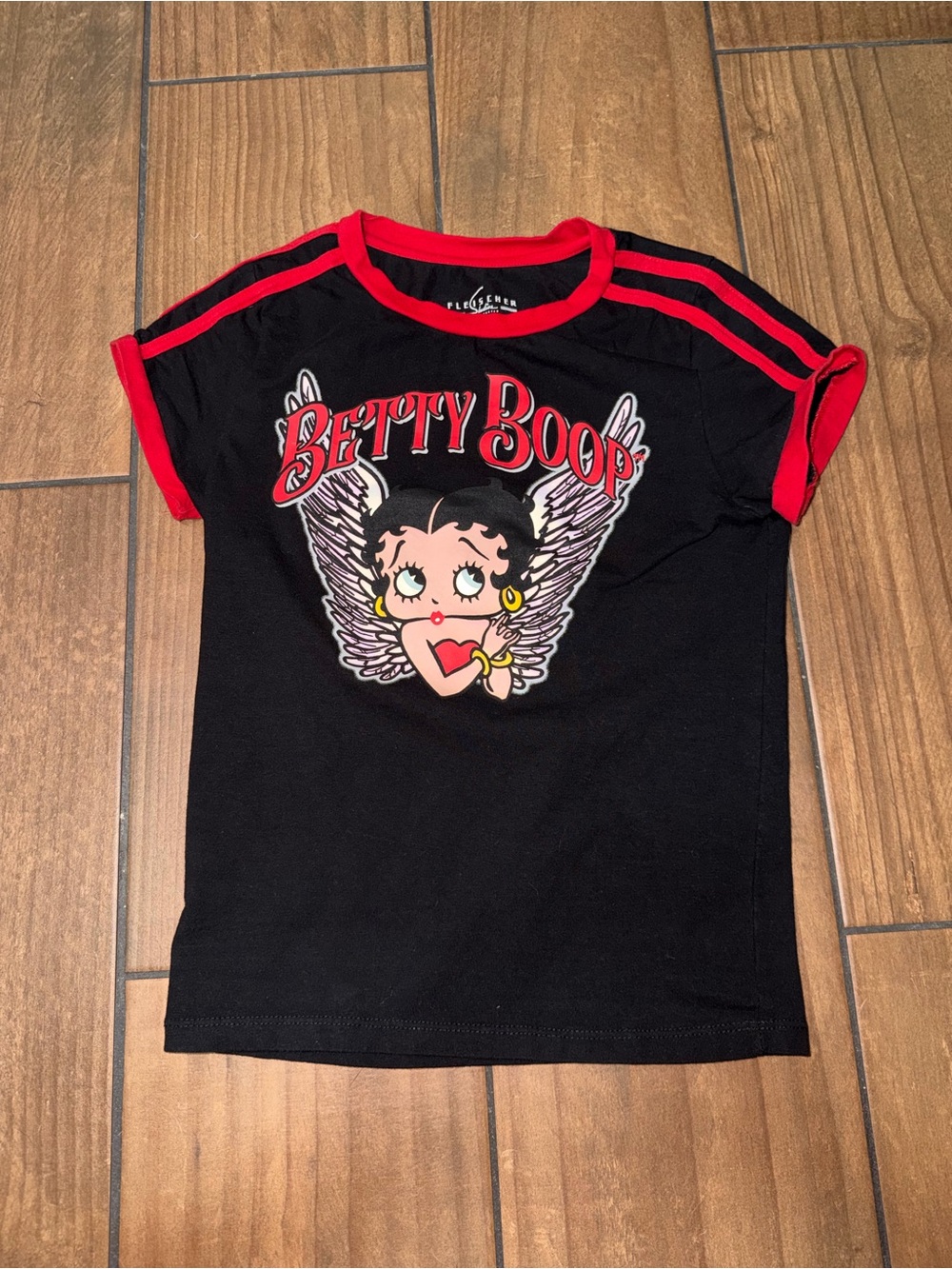 Betty Boop Black & Red Graphic Tee